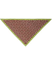 Prada - Foulard Con Stampa A Fiori - Lyst