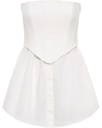 Dion Lee - Internal-corset Organic-cotton Minidress - Lyst