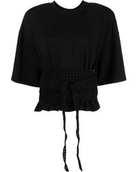 The Mannei - Turso Crochet-wrapping T-shirt - Lyst