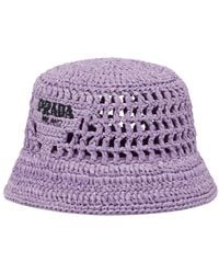 Prada - クロシェ バケットハット - Lyst