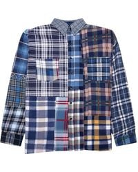 Needles - Patchwork Flannel Shirt - Lyst
