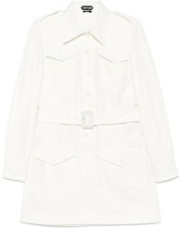 Tom Ford - ベルテッド シャツドレス - Lyst