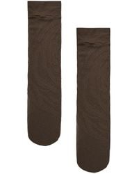 Wolford - Rosebloom Net Knee-High Socks - Lyst