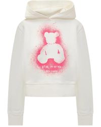 Palm Angels - Hoodie Met Print - Lyst