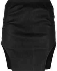 Rick Owens - Diana Leather Miniskirt - Lyst