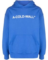 A_COLD_WALL* - Essentials Logo-print Cotton Hoodie - Lyst