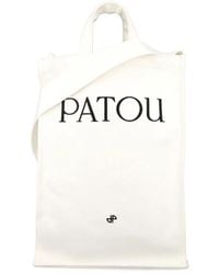 Patou - Logo-Print Vertical Tote Bag - Lyst
