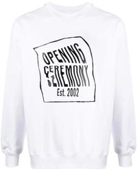 Opening Ceremony - Sweatshirt Mit Logo-Print - Lyst