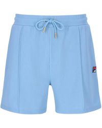 Fila - Eusebio Logo-Patch Track Shorts - Lyst