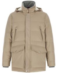 Brunello Cucinelli - Quilted Hooded Parka - Lyst