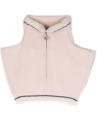 Barrie - Cashmere-Blend Zip-Up Collar - Lyst