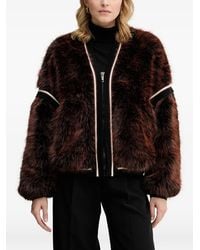 Guess - Striped-Trim Jacket - Lyst