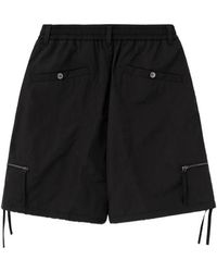 NULLUS 8-Pocket Cargo Shorts in Black for Men | Lyst