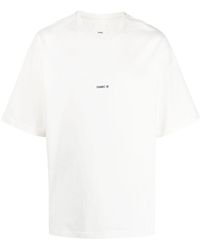OAMC - T-shirt en coton biologique à logo imprimé - Lyst