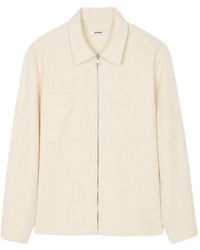 Sandro - ジップアップ シャツジャケット - Lyst