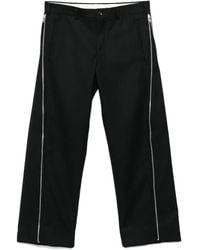 Comme des Garçons - Pantalones de lana con detalle de cremallera - Lyst