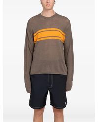 Stussy - Striped Long-Sleeve Sweater - Lyst