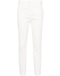 Pinko - Pressed-crease Tapered Trousers - Lyst