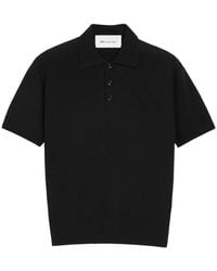 Ami Paris - Short-Sleeves Knit Polo Shirt - Lyst