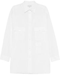 Yohji Yamamoto - Chemise Oversize À Trois Poches - Lyst