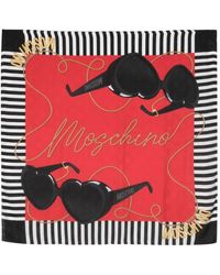 Moschino - Graphic-print Silk Scarf - Lyst