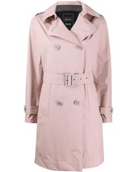Herno Trench à boutonnière croisée - Rose
