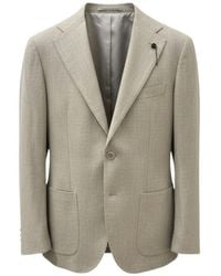 Santaniello - Single-Breasted Notched-Lapel Blazer - Lyst