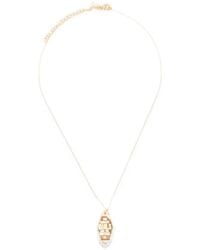 Mya Bay - Coolest Hotel Engraved Pendant Necklace - Lyst