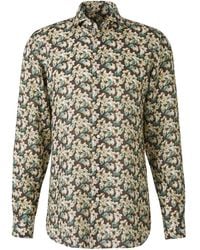 Vincenzo Di Ruggiero - Floral-Print Long-Sleeve Shirt - Lyst