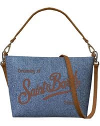 MC2 Saint Barth - Sac Porté Épaule Aline En Jean - Lyst