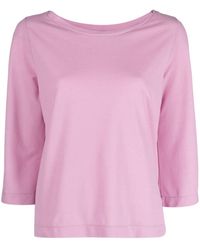 Zanone - Long-sleeve Cotton T-shirt - Lyst