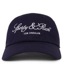 Sporty & Rich - Logo-Detail Baseball Cap - Lyst