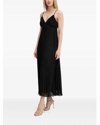 MICHAEL Michael Kors - プリーツ Vネックマキシドレス - Lyst