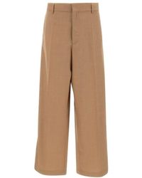 Laneus - Pantalon Ample À Plis Avant - Lyst