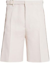 Zegna - Oasi Linen Shorts - Lyst