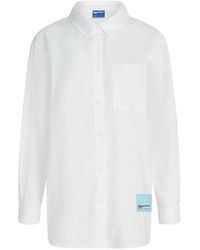 KARL LAGERFELD - X Pietro Terzini Slogan-Print Blouse - Lyst