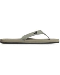 Maison Kitsuné - X Indosole Easy Living Fox-Patch Flip Flops - Lyst