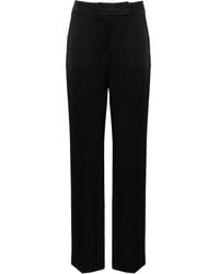 Peserico - Straight-Leg Satin Trousers - Lyst