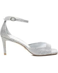 Stuart Weitzman - Nudistia Sandalen mit eckiger Kappe 75mm - Lyst
