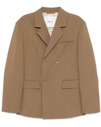 Nanushka - Double-Breasted Blazer - Lyst