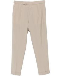 Briglia 1949 - Pantalon À Revers Et Détails Plissés - Lyst