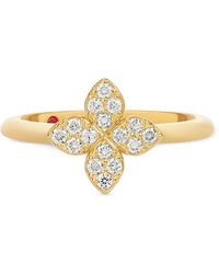 Roberto Coin - Princess Flower Ring Mit Diamanten - Lyst
