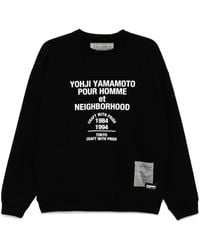 Yohji Yamamoto - X Neighborhood Printed Long-Sleeves Sweatshirt - Lyst