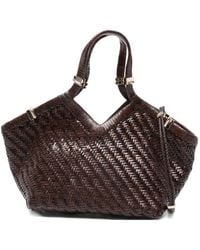 Benedetta Bruzziches - Woven Leather Tote Bag - Lyst