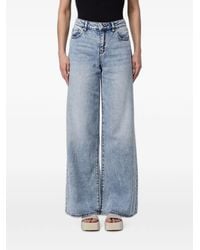 ARMANI EXCHANGE - Wide-Leg Jeans - Lyst