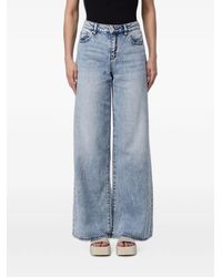 ARMANI EXCHANGE - Wide-Leg Jeans - Lyst