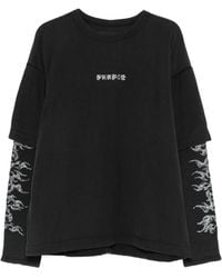 Purple Brand - Textured Cotton T-Shirt - Lyst