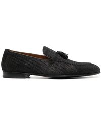 Doucal's - Woven-leather Tassel Loafers - Lyst