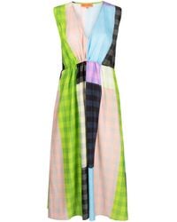 Stine Goya - Annalie Panelled Midi Dress - Lyst