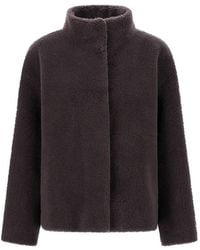 Herno - Teddy-Effect Faux-Fur Jacket - Lyst